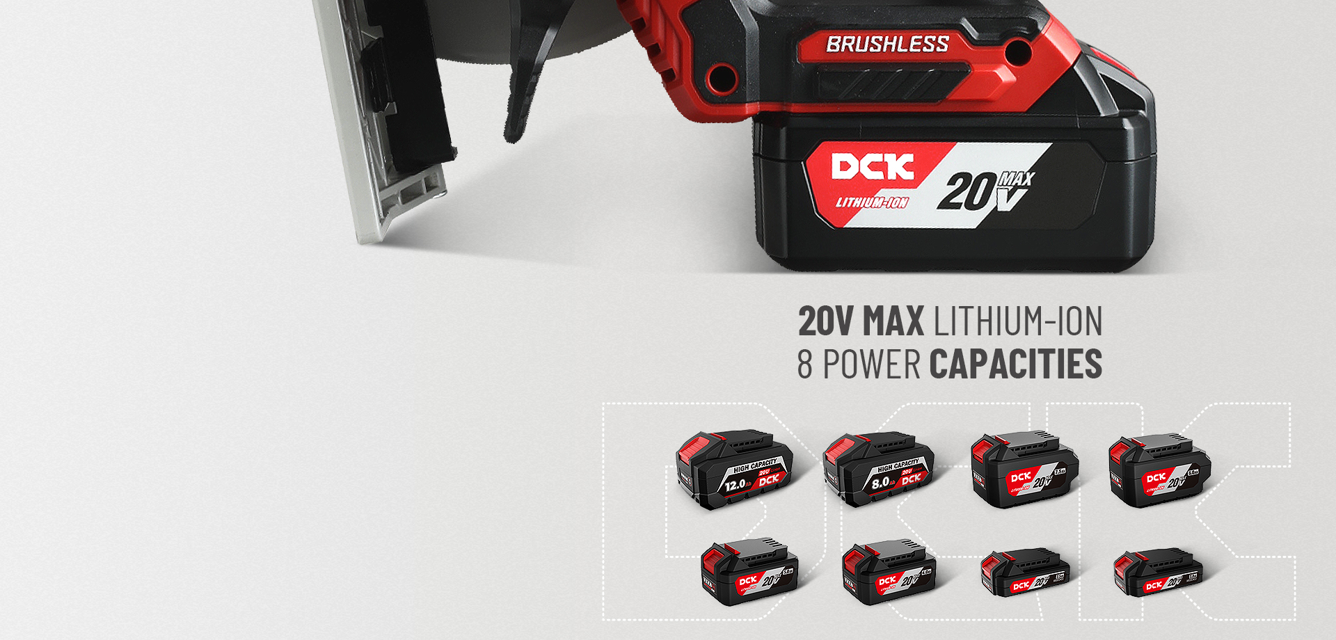 20V MAX BATTERY | DCK TOOLS